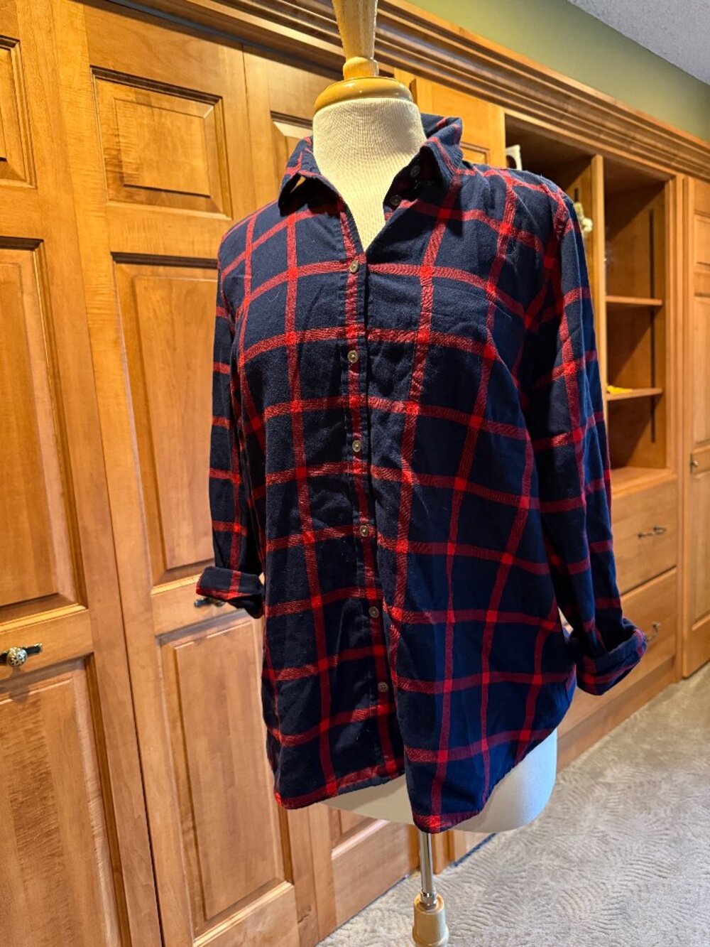 J. Crew Factory Cotton Button Down, Size XL